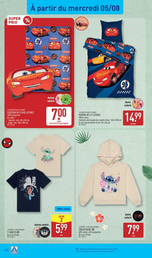 Nouveau catalogue Aldi à partir du 04/08