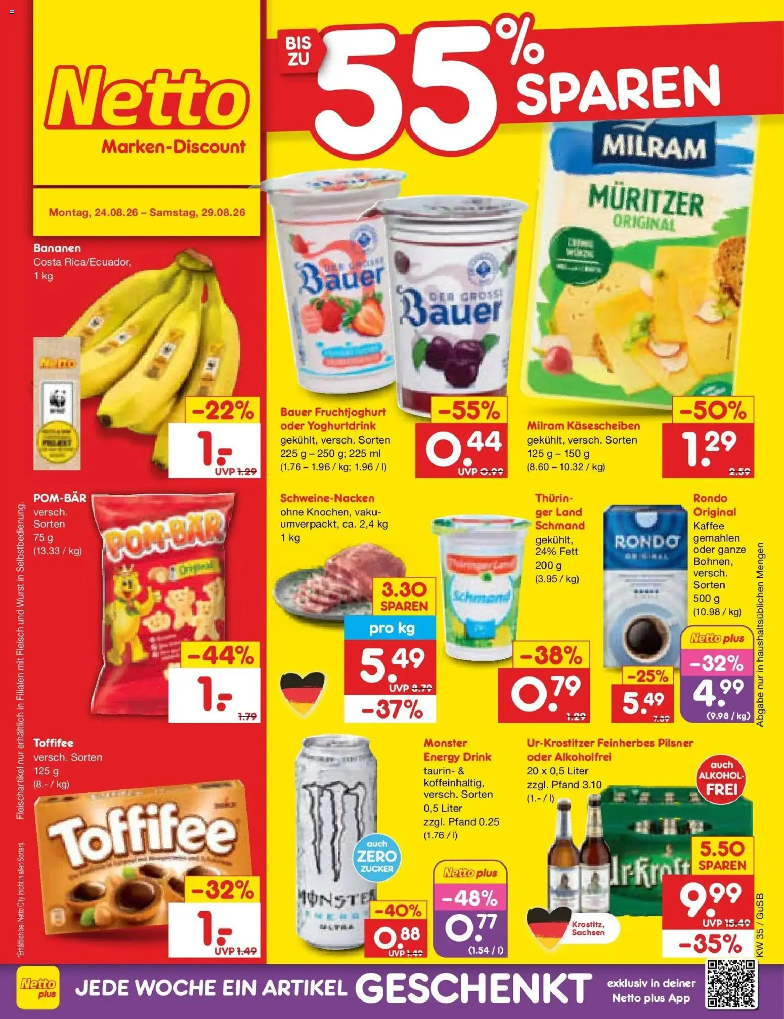 Vorschau von dem Prospekt des Geschäftes Netto Marken-Discount, gültig ab dem 24.08.2026