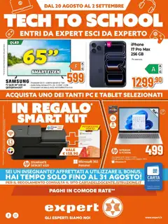 Anteprima dell'opuscolo Expert volantino dal negozio Expert valido da 20/08/2026