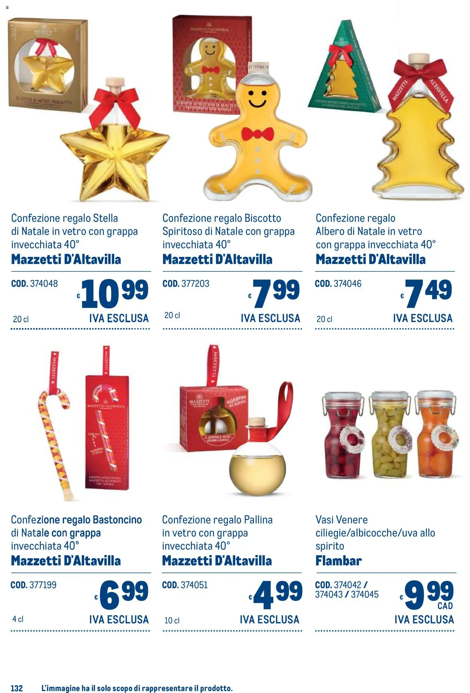 Anteprima dell'opuscolo Metro volantino Regalistica Natale dal negozio Metro valido da 19/10/2026 - Albero di natale, Grappa