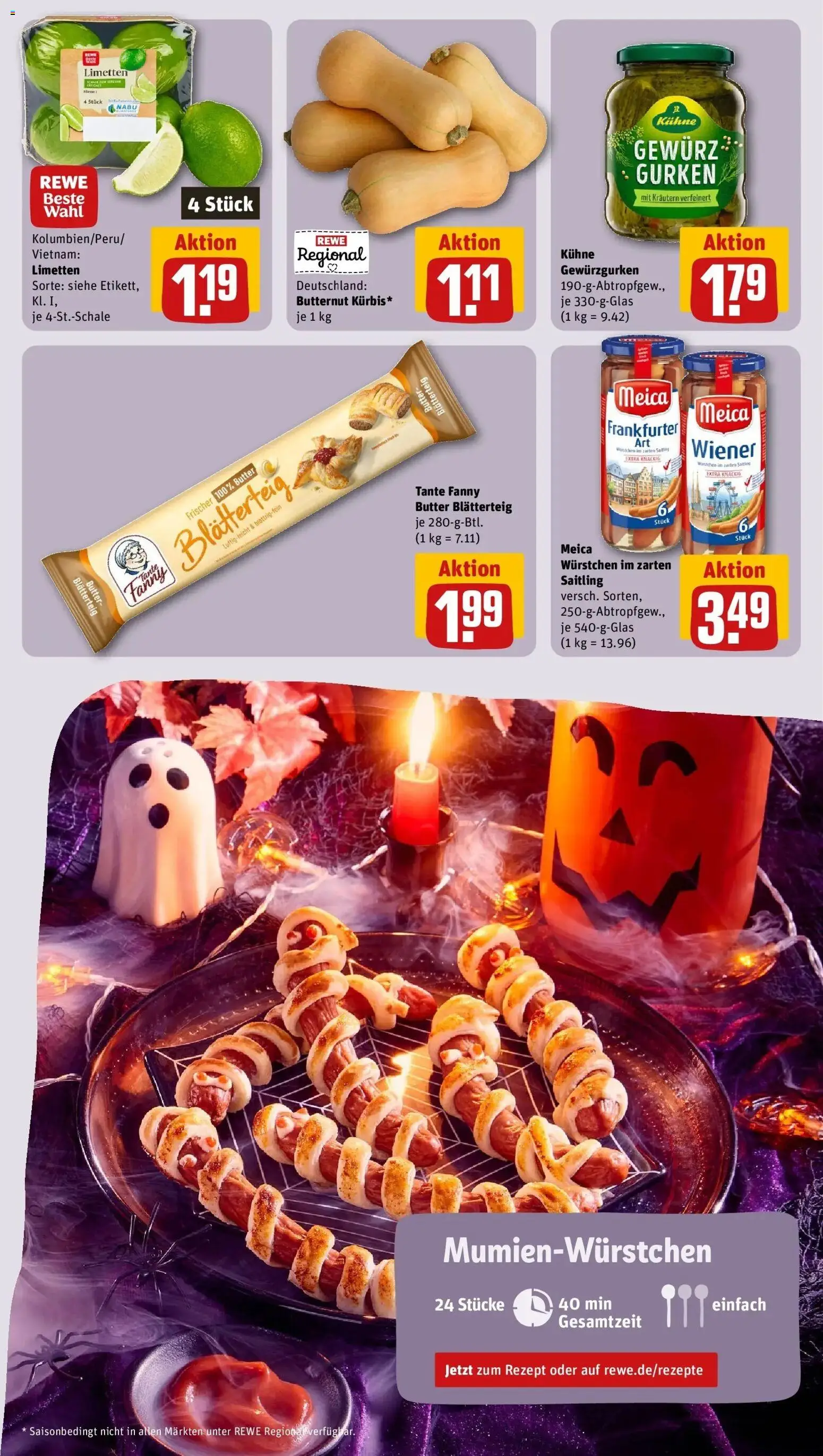 Vorschau von dem Prospekt des Geschäftes Rewe, gültig ab dem 26.10.2026