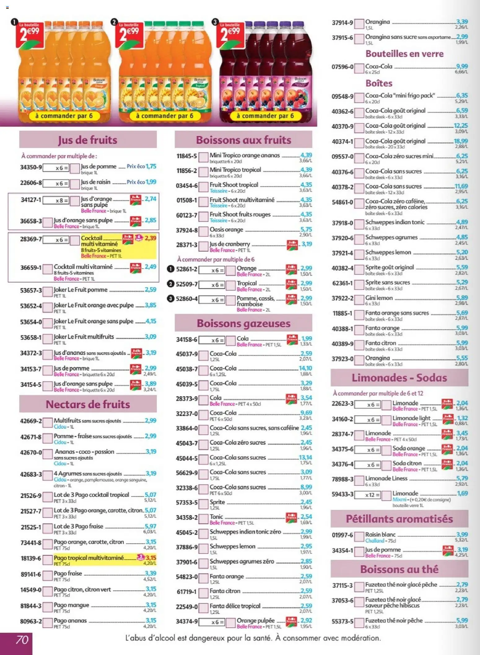 Prévisualisation de Maximo catalogue epicerie du magasin Maximo formulaire valide 24/08/2026 - Frigo, Hibiscus, Fraise, Sodas, Soda, Bouteille, Limonade, Jus de pomme