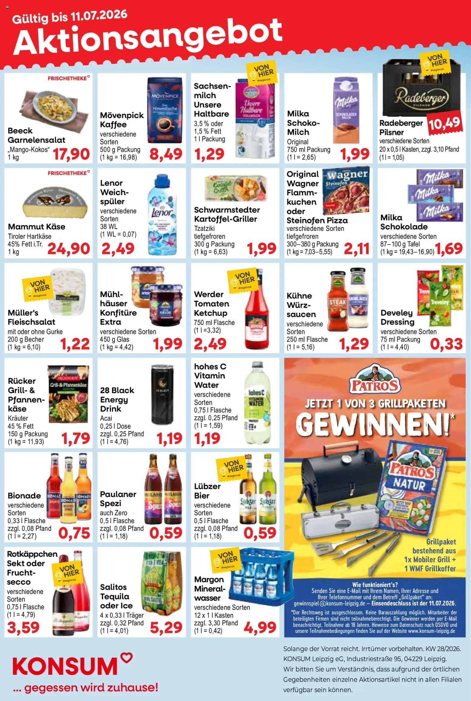 Vorschau von dem Prospekt des Geschäftes KONSUM Leipzig, gültig ab dem 06.07.2026