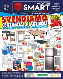 Anteprima dell'opuscolo Magazzini Smart volantino dal negozio Magazzini Smart valido da 27/08/2026