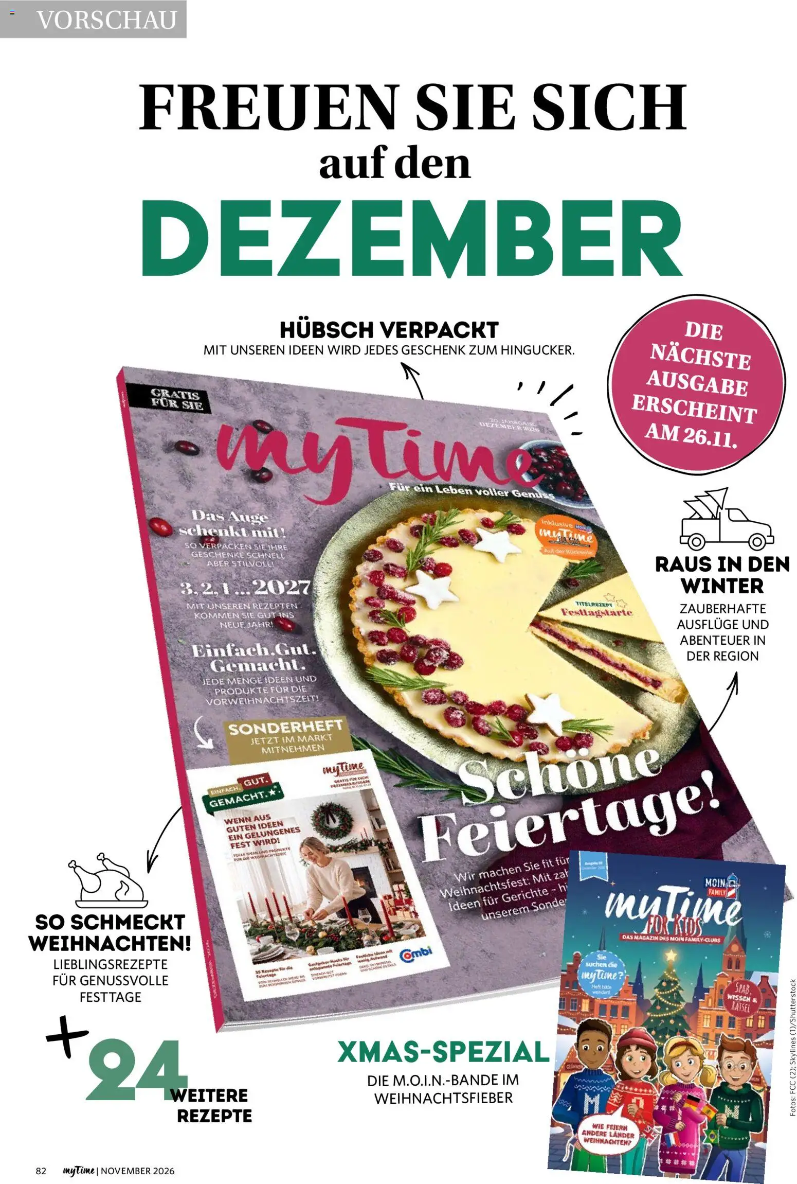 Vorschau von dem Prospekt des Geschäftes Combi, gültig ab dem 01.11.2026 - Gerichte, Magazin