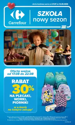 Pogląd gazetki "Carrefour gazetka - Szkoła nowy sezon II" ze sklepu Carrefour ważnej od 27.07.2026