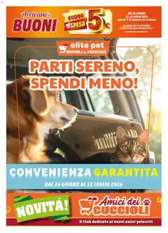 Anteprima dell'opuscolo Elite Supermercati volantino Pet dal negozio Elite Supermercati valido da 24/06/2026