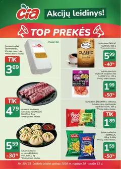 ČIA MARKET parduotuvės leidinio ČIA MARKET leidinys galiojančio nuo 2026.09.29 peržiūra