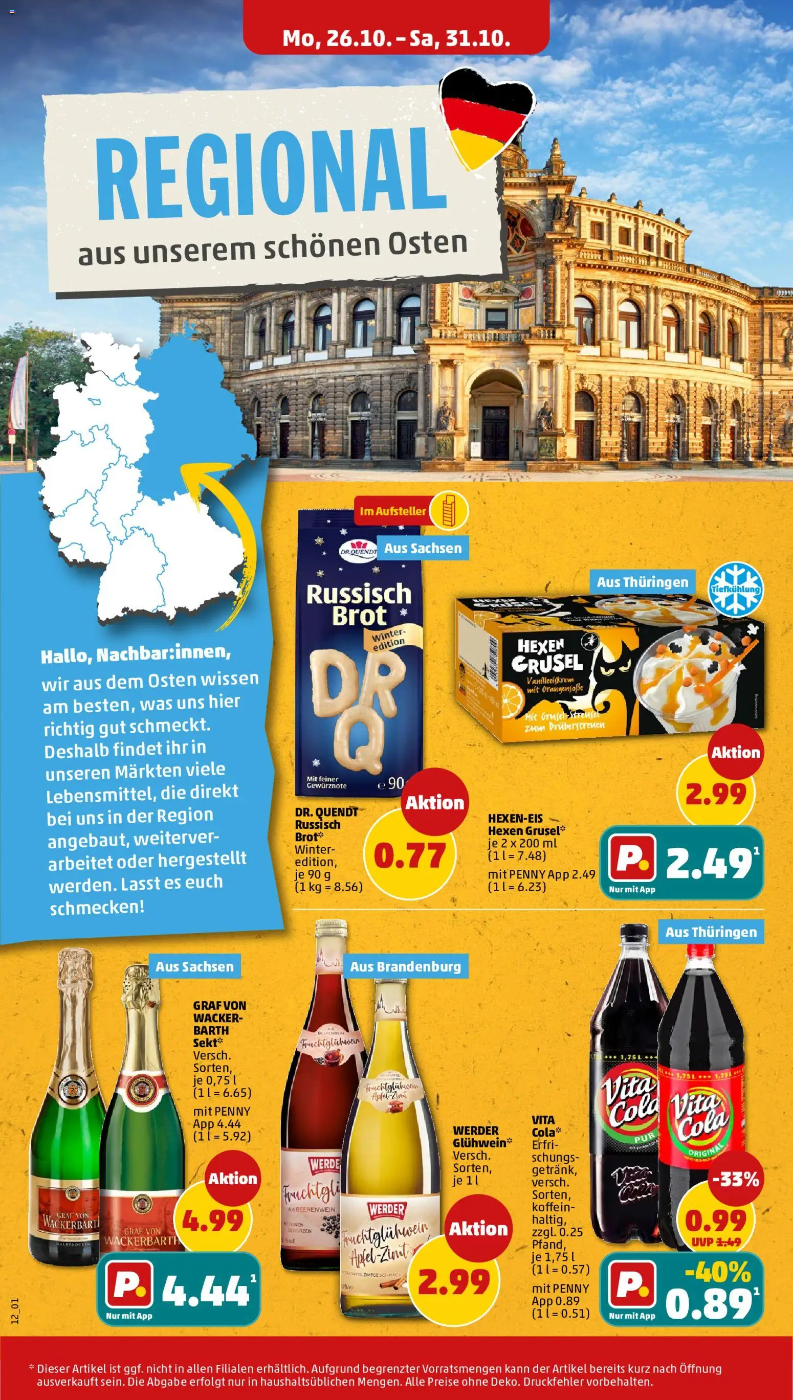 Vorschau von dem Prospekt des Geschäftes Penny, gültig ab dem 26.10.2026