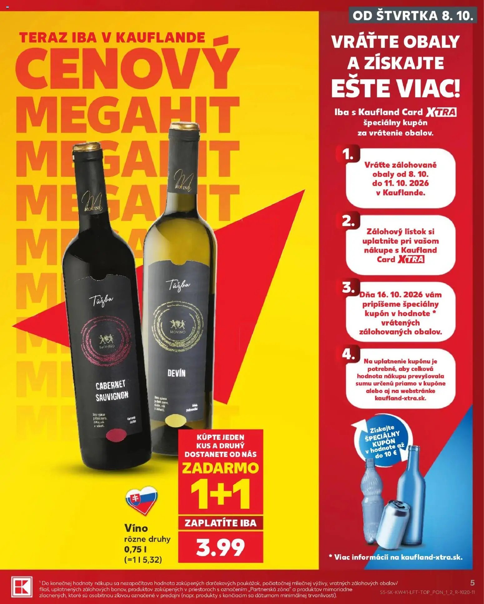 Náhľad Kaufland letáku platného od 08.10.2026 - Víno