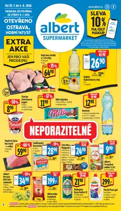 Náhled nabídky: Albert Albert leták - Supermarket - Ostrava platný od 29.07.2026