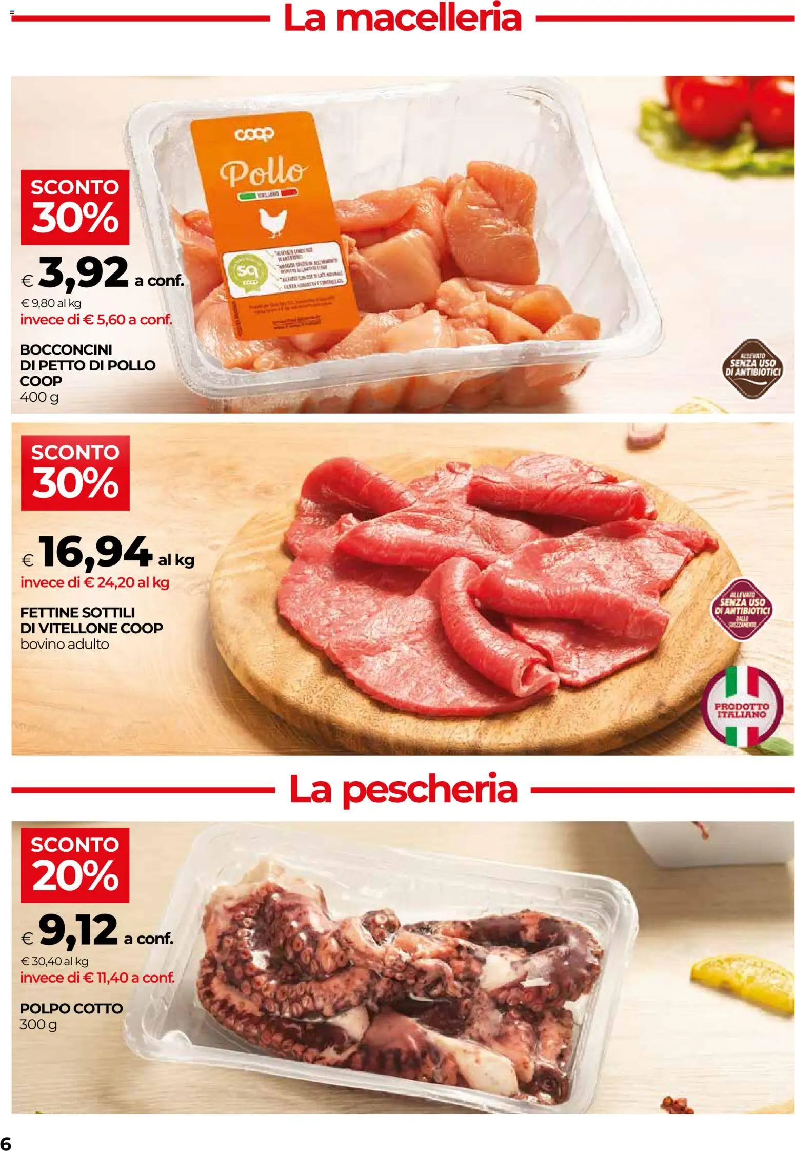 Anteprima dell'opuscolo COOP volantino Firenze dal negozio COOP valido da 29/10/2026 - Pollo, Polpo, Bovino, Petto di Pollo