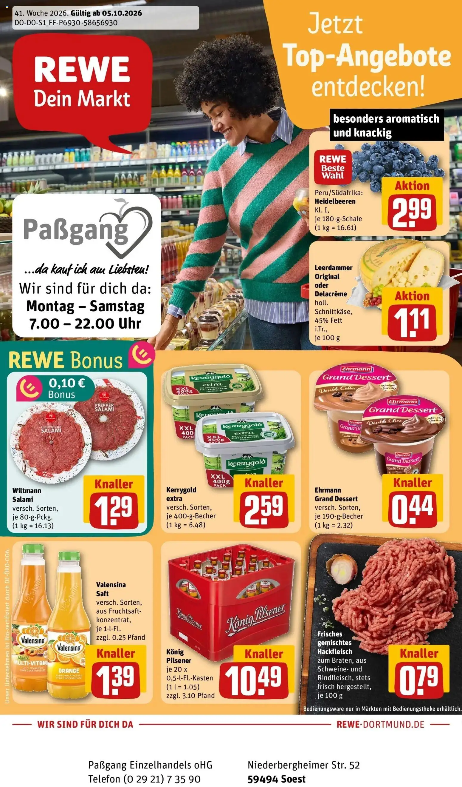Vorschau von dem Prospekt des Geschäftes Rewe, gültig ab dem 05.10.2026