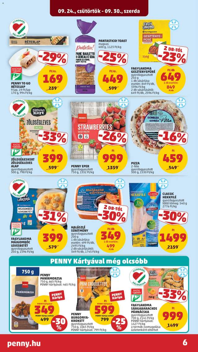 Új Penny akciós újság 09.24.