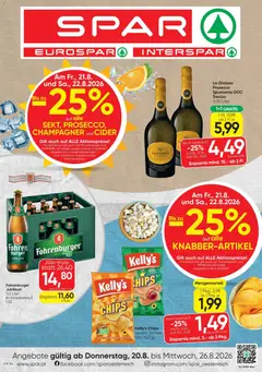 Vorschau der Angebote: Spar Spar - Flugblatt gültig ab 20.08.2026