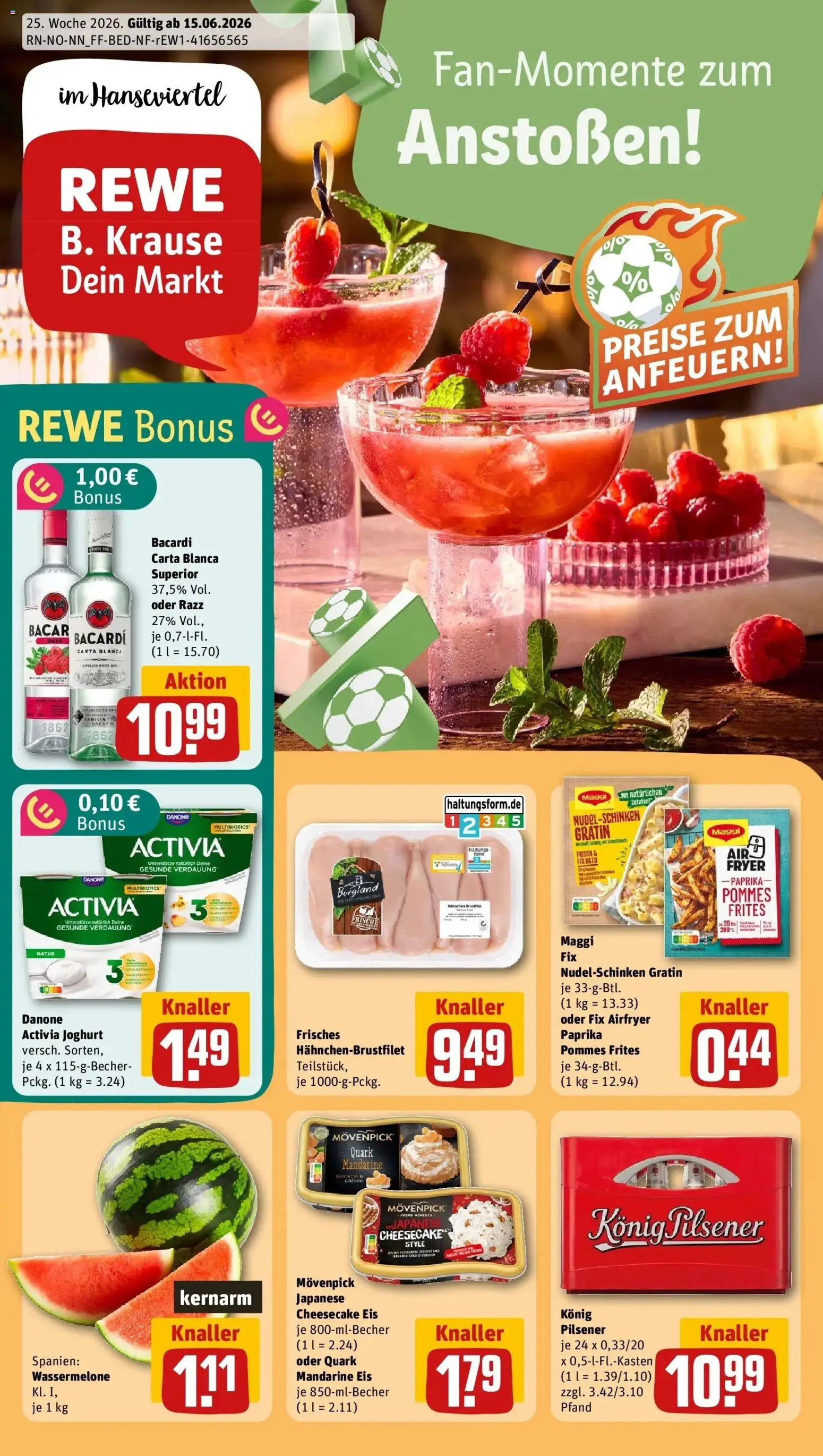 Vorschau von dem Prospekt des Geschäftes Rewe, gültig ab dem 14.06.2026