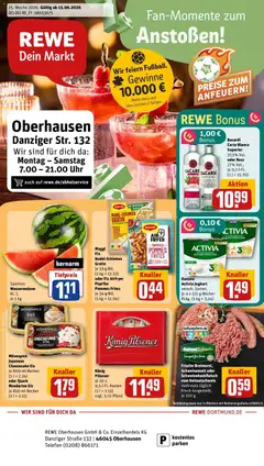 Vorschau von dem Prospekt des Geschäftes Rewe, gültig ab dem 14.06.2026