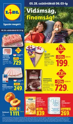 Lidl - Lidl akciós újság megtekintése, amely érvényes 2026.05.28.-től