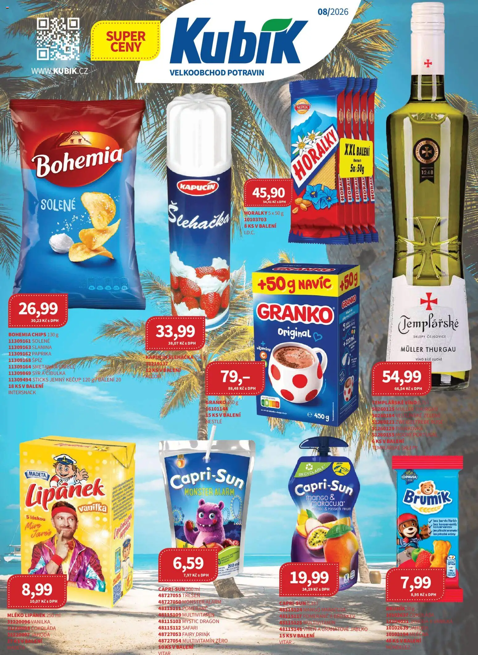 Náhled nabídky: Kubík Kubík leták - Velkoobchod 08/2026 platný od 01.08.2026