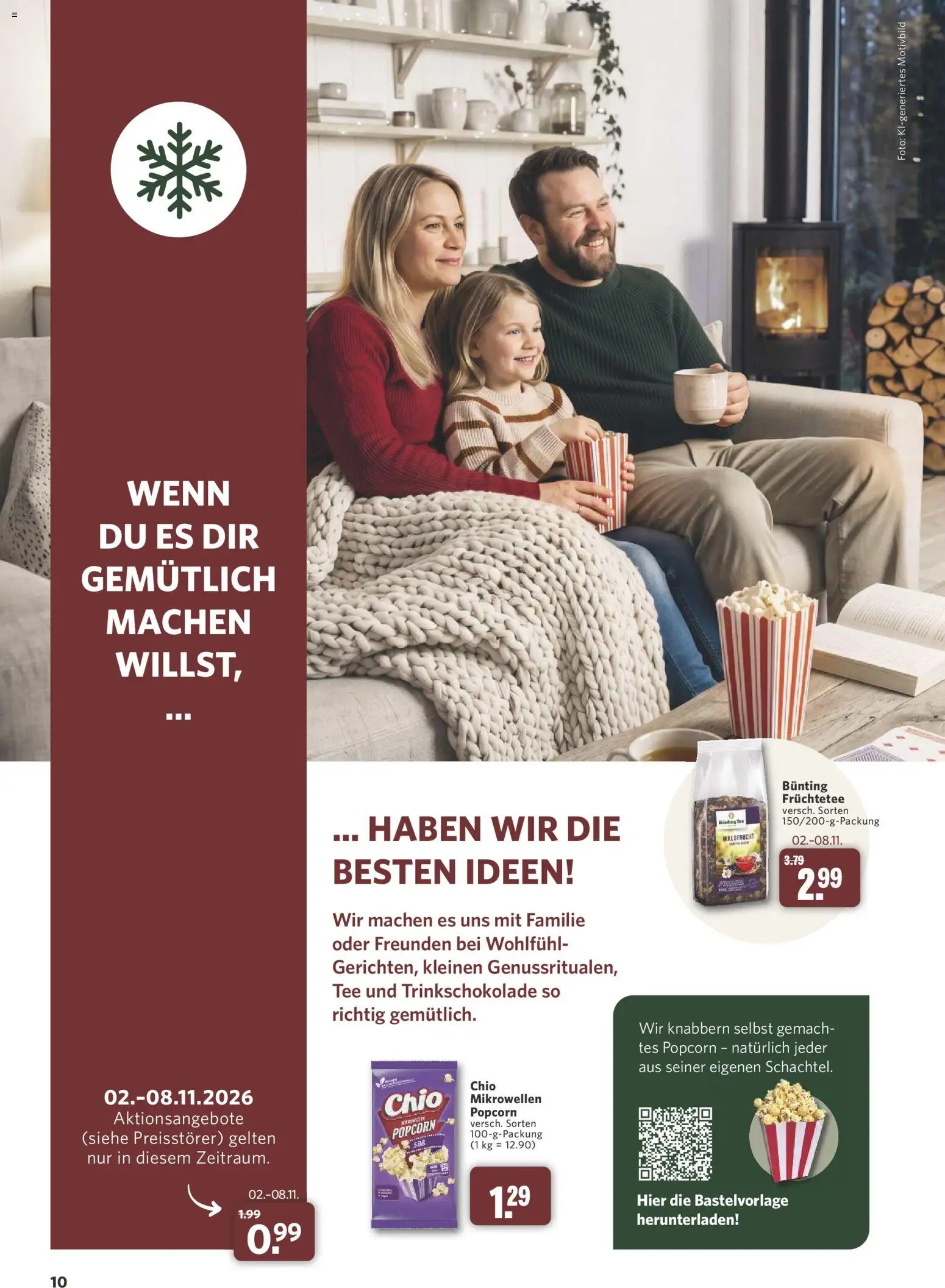 Vorschau von dem Prospekt des Geschäftes Combi, gültig ab dem 31.10.2026 - Tee, Popcorn, Früchtetee