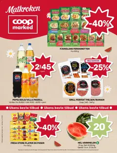Forhåndsvis Coop Marked kundeavis fra butikk Coop Marked gyldig fra 01/06/2026