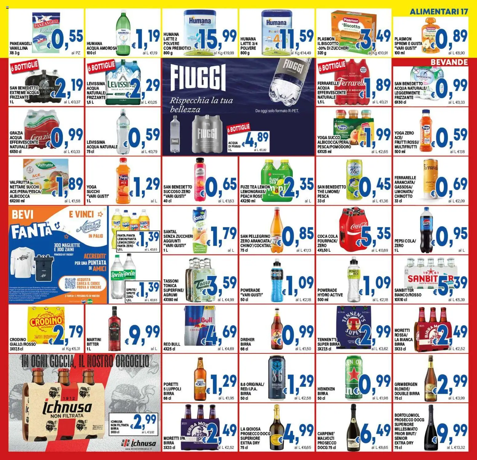 Anteprima dell'opuscolo DEM volantino dal negozio DEM valido da 23/10/2026 - Red Bull, Latte, Chinotto, Martini, Tennent's, Agrumi, Succo, Bevande