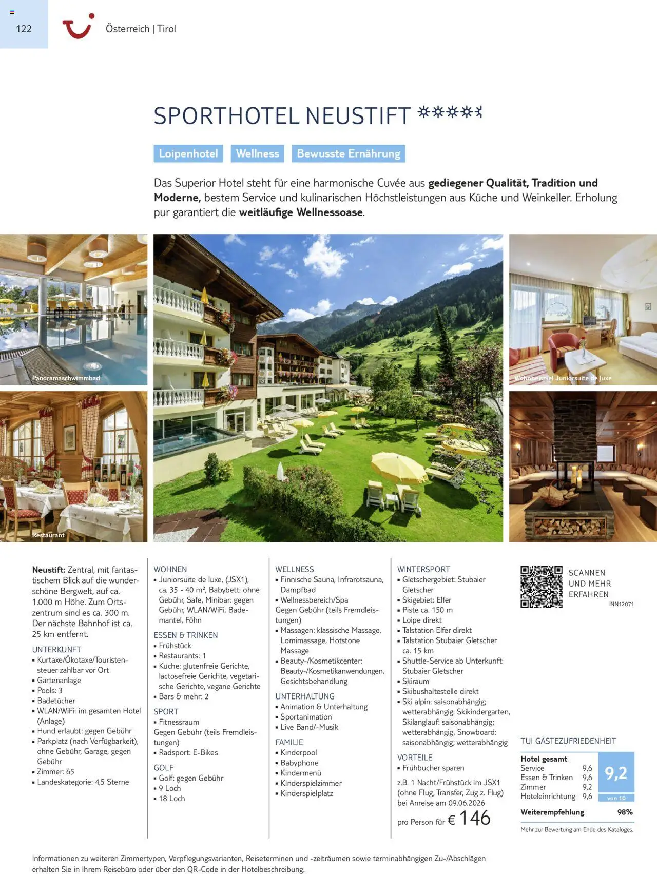 Vorschau von dem Prospekt des Geschäftes TUI, gültig ab dem 01.11.2025 - Küche, Gerichte, Ski, Babybett, Föhn, Snowboard