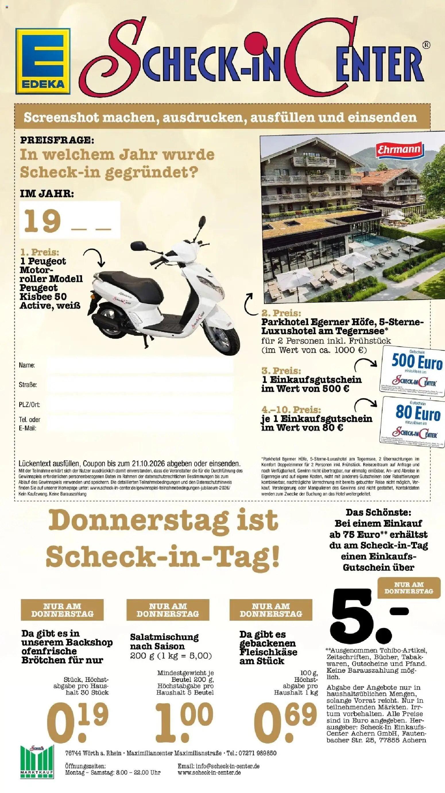 Vorschau von dem Prospekt des Geschäftes Edeka, gültig ab dem 12.10.2026