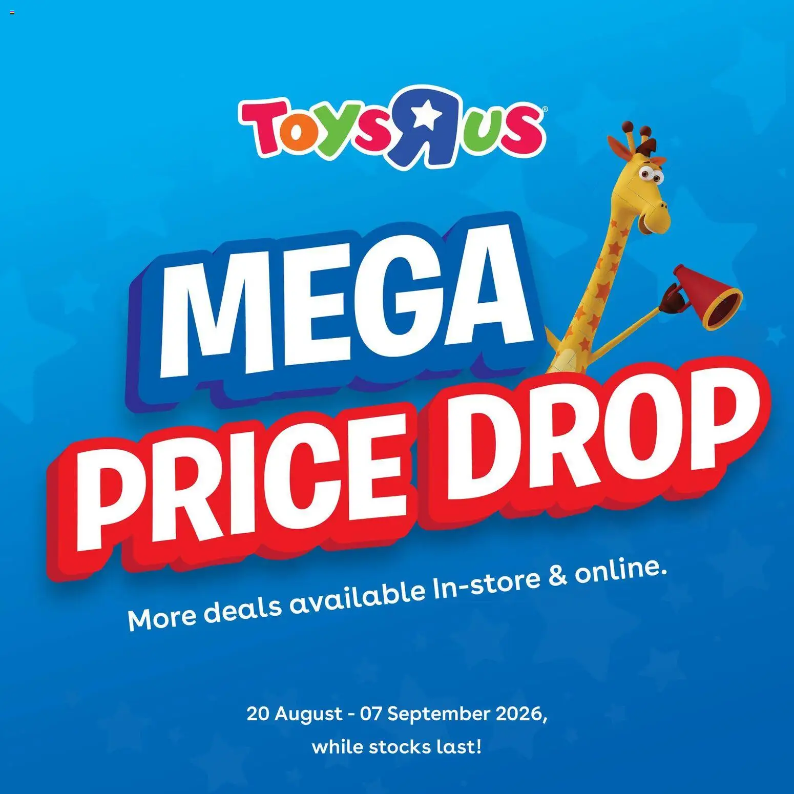 Preview of Toys R Us flyer valid from 20/08/2026
