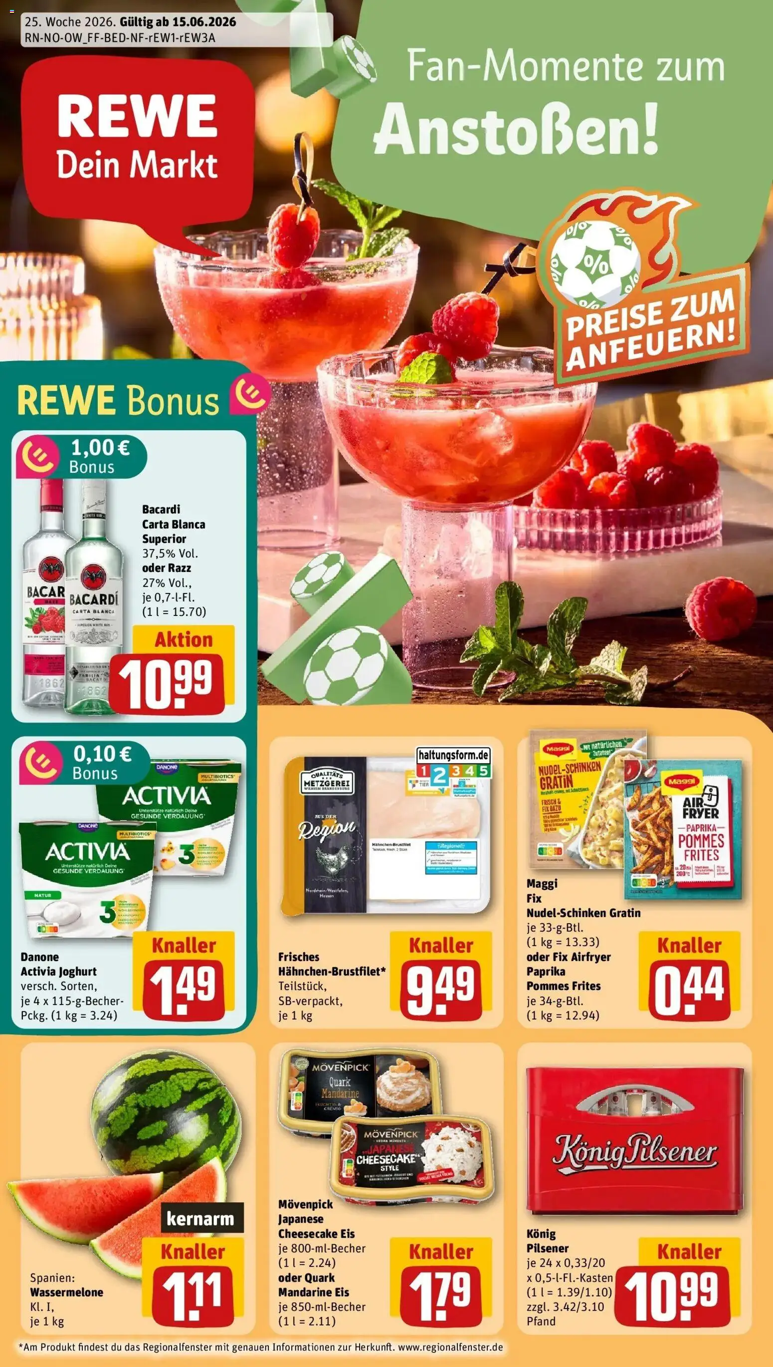 Vorschau von dem Prospekt des Geschäftes Rewe, gültig ab dem 14.06.2026