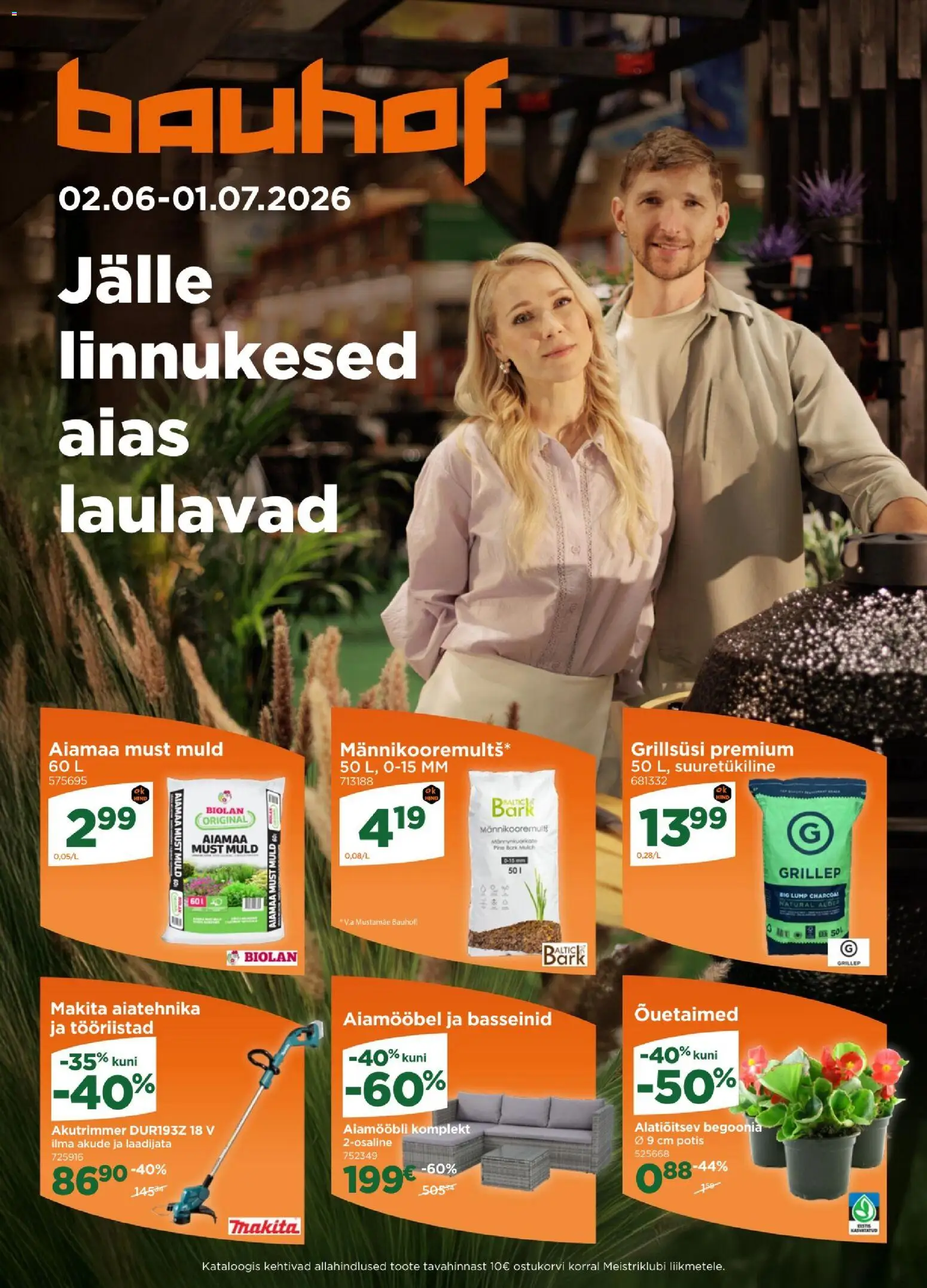 Bauhof kliendilehe eelvaade alates 02.06.2026