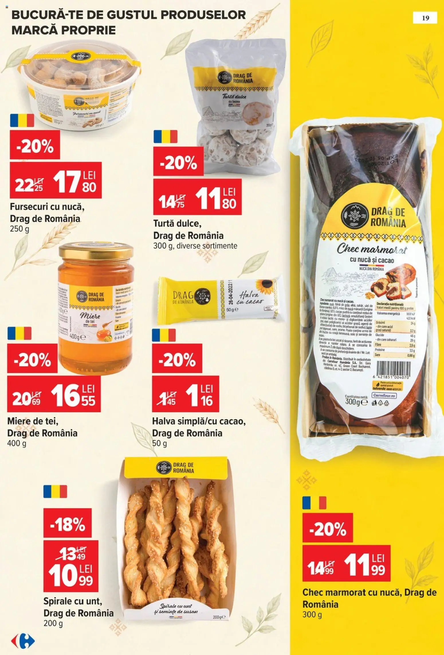 Previzualizarea de cataloage: Carrefour Carrefour Catalog valabil de la 28.10.2026 - Proteine, Ulei, Lapte, Unt, Miere, Semințe, Cacao, Pudră