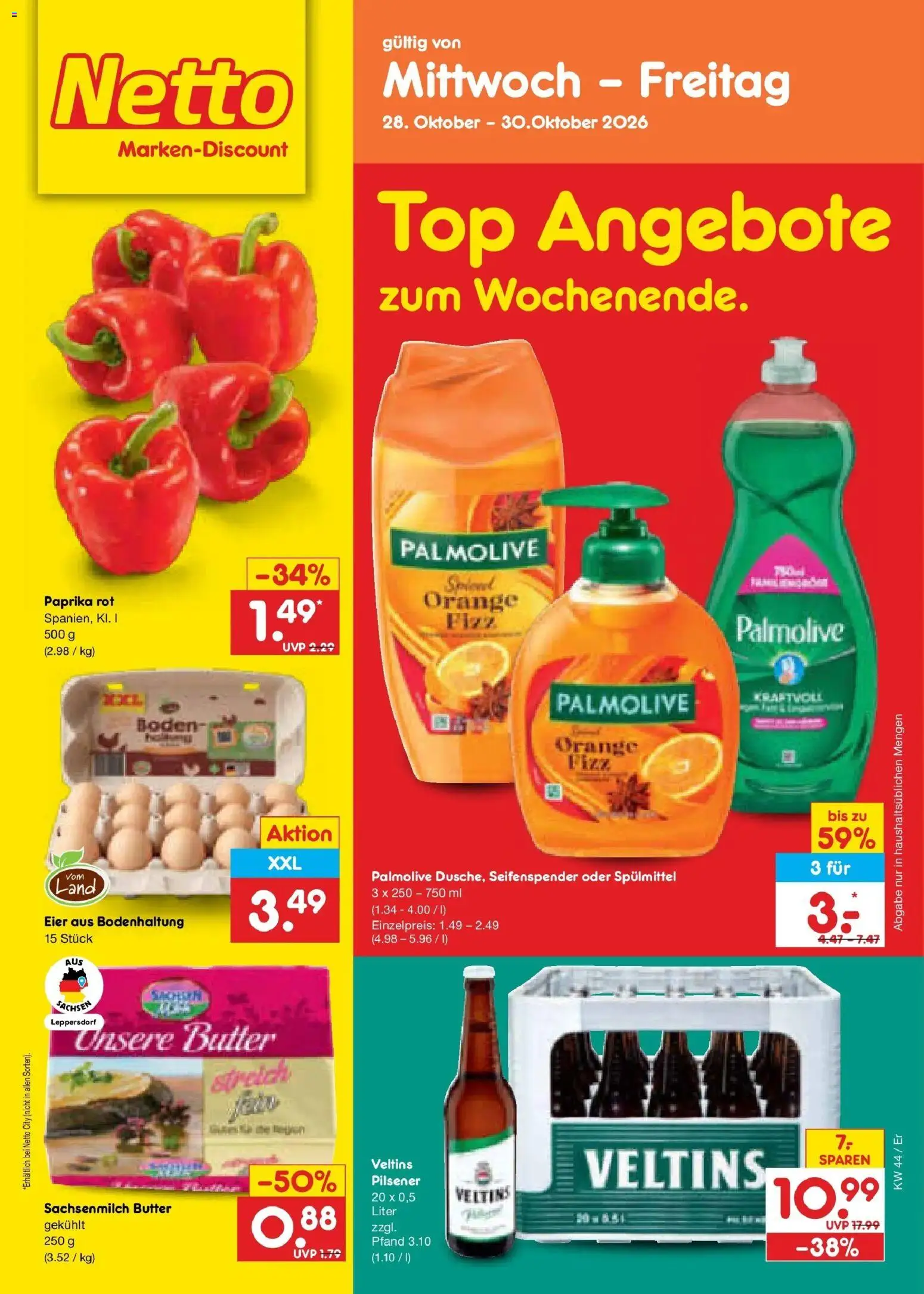 Vorschau von dem Prospekt des Geschäftes Netto Marken-Discount, gültig ab dem 26.10.2026