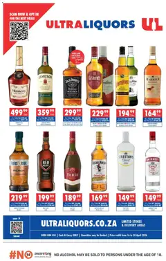 Preview of Ultra Liquors flyer valid from 16/04/2026