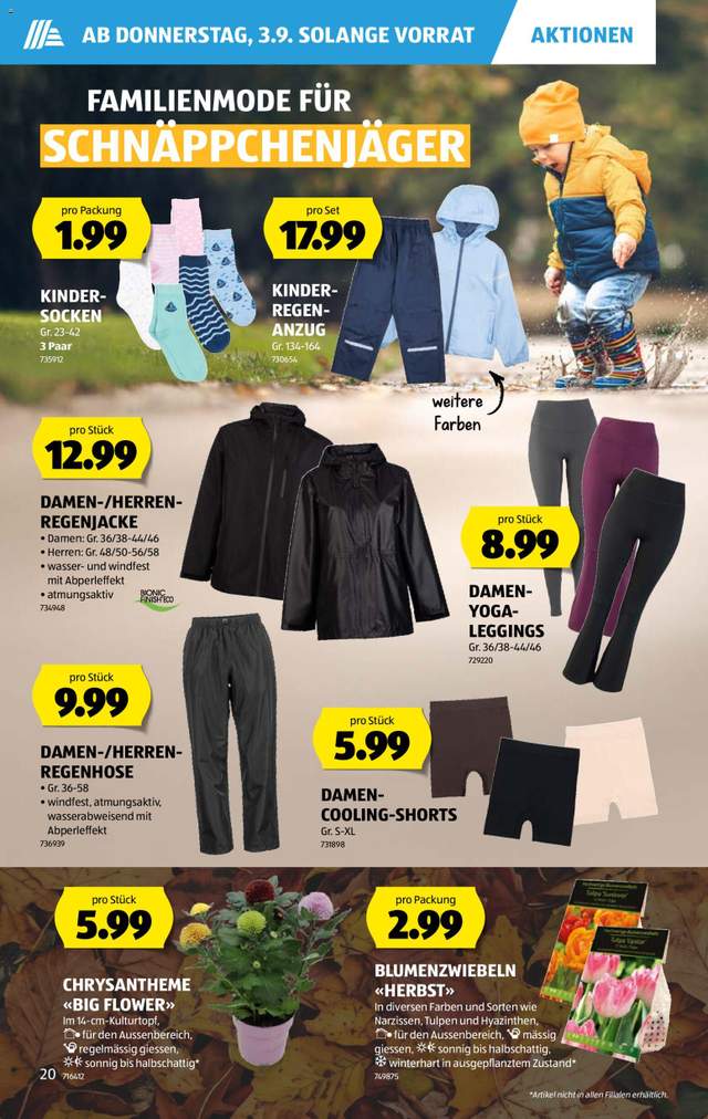Neue Aldi Aktionen ab 03.09.