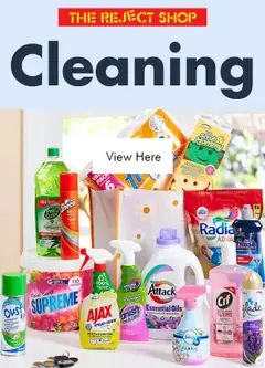 Preview of The Reject Shop Catalogue - Cleaning - valid from 02/07/2026
