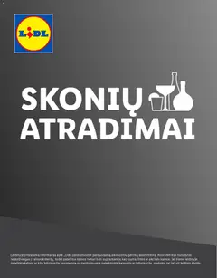 LIDL parduotuvės leidinio LIDL leidinys - Skonio atradimai galiojančio nuo 2025.12.04 peržiūra
