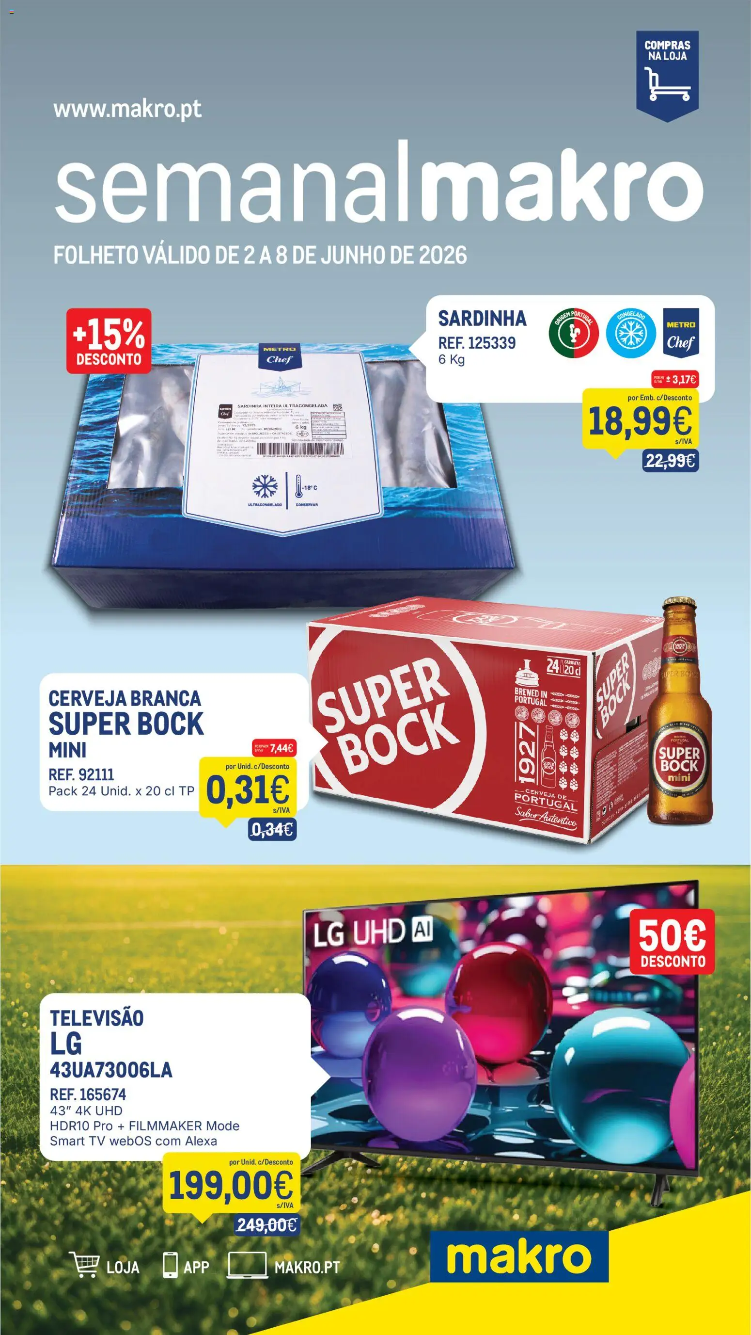 Pré-visualização do folheto da loja Makro válida a partir de 02/06/2026