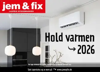 Eksempel på tilbudsavis Jem & fix - Tilbudsavis - Varmekatalog fra butik Jem & fix gyldig fra 30/10/2026