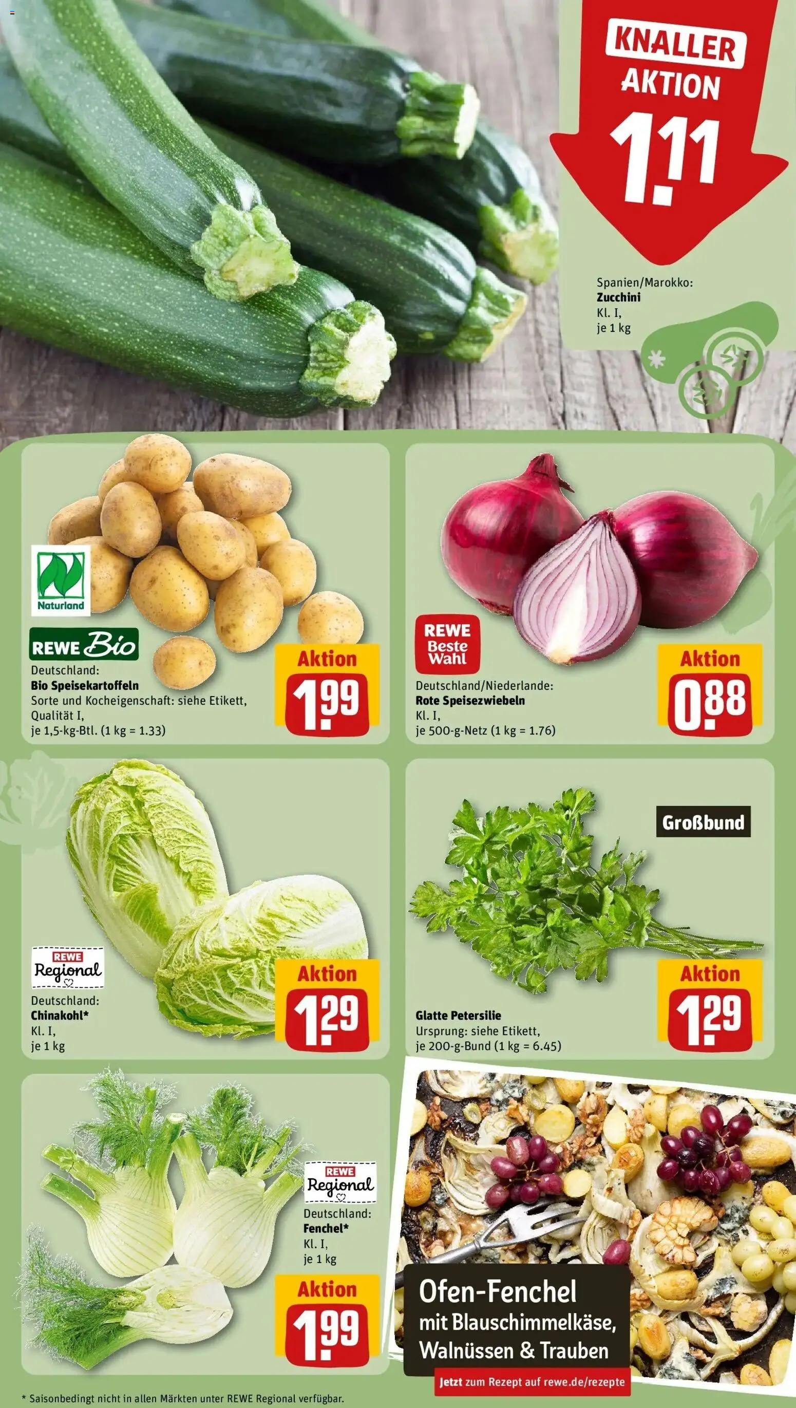 Vorschau von dem Prospekt des Geschäftes Rewe, gültig ab dem 26.10.2026