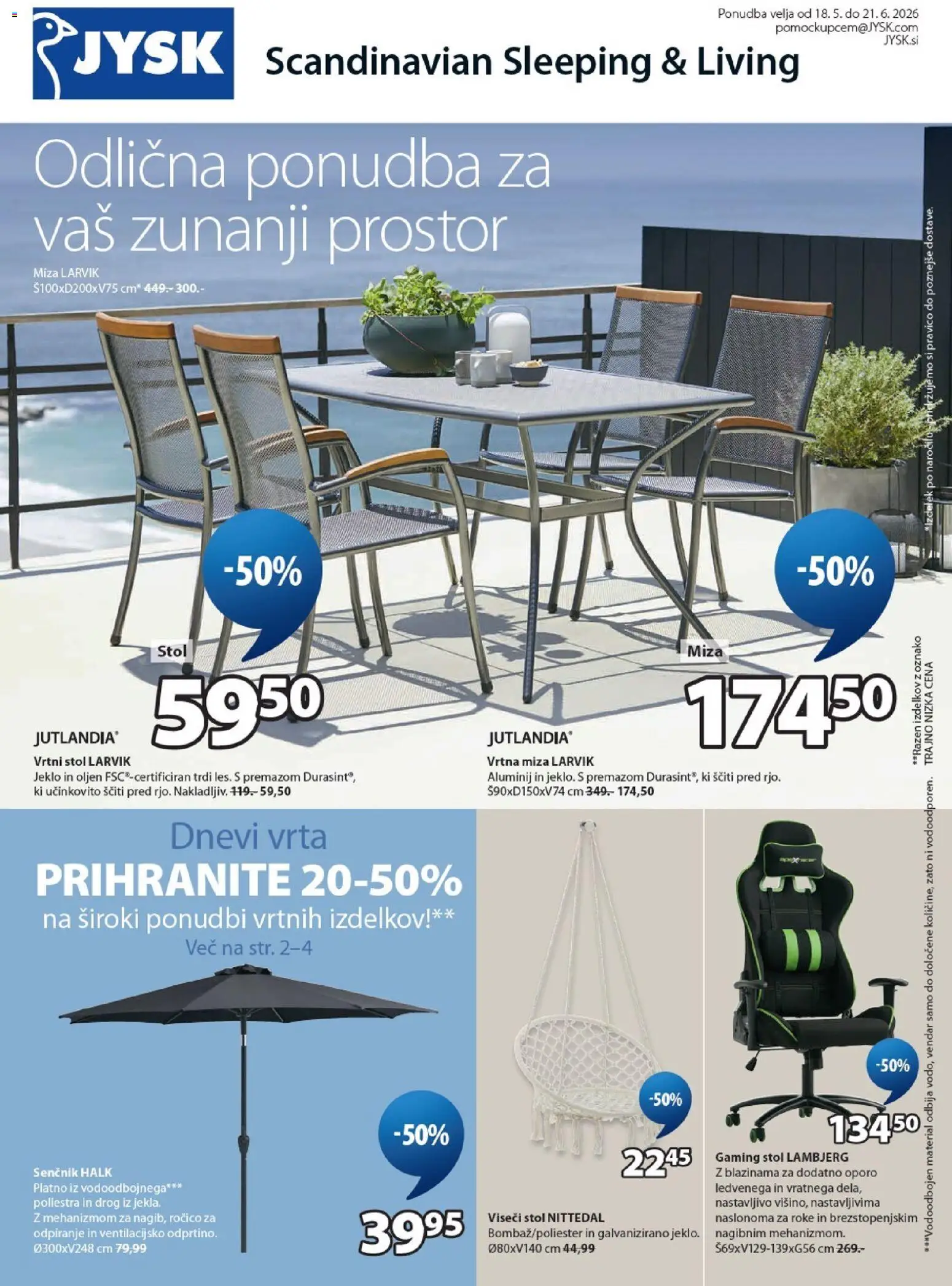 Predogled kataloga iz trgovine JYSK veljaven od 18.05.2026