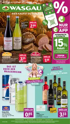 Vorschau von dem Prospekt des Geschäftes Wasgau, gültig ab dem 28.09.2026