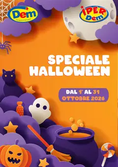 Anteprima dell'opuscolo DEM volantino Halloween dal negozio DEM valido da 01/10/2026