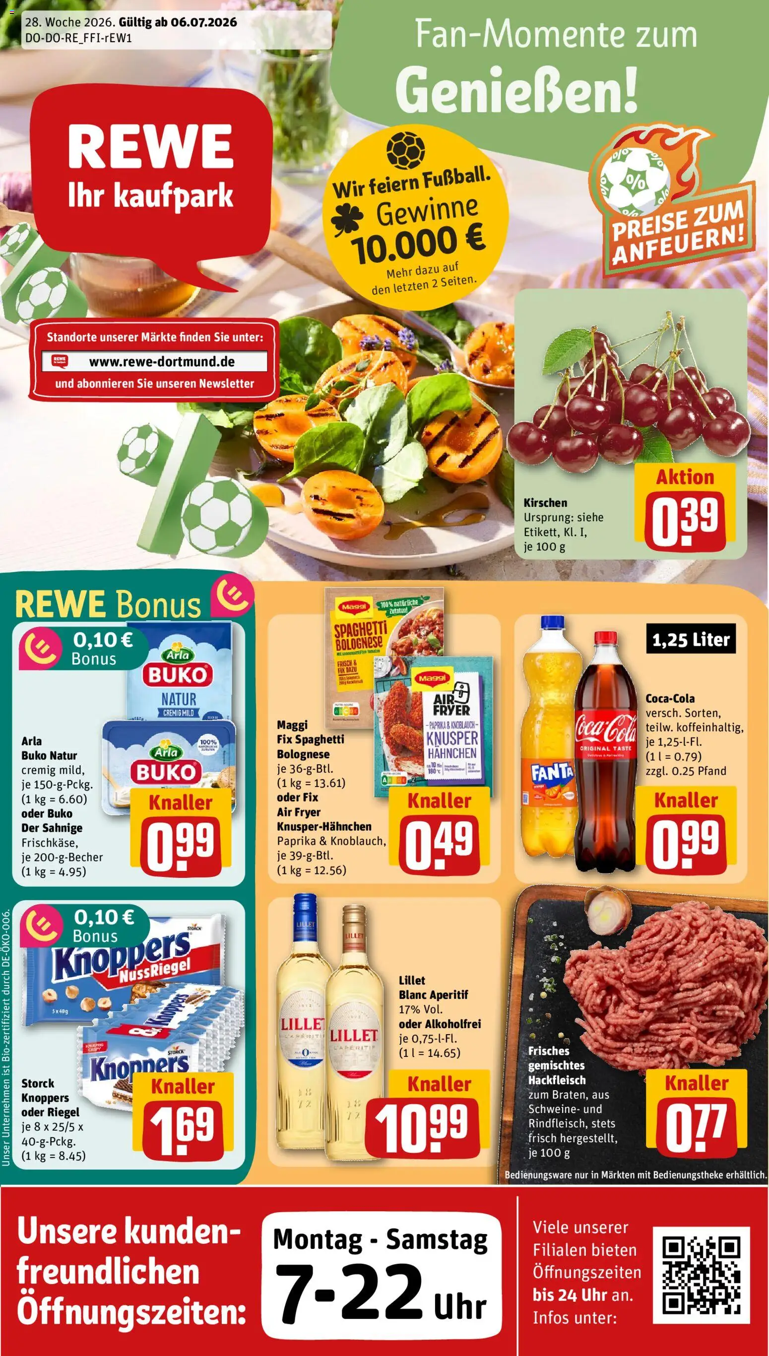 Vorschau von dem Prospekt des Geschäftes Rewe ihr Kaufpark, gültig ab dem 06.07.2026