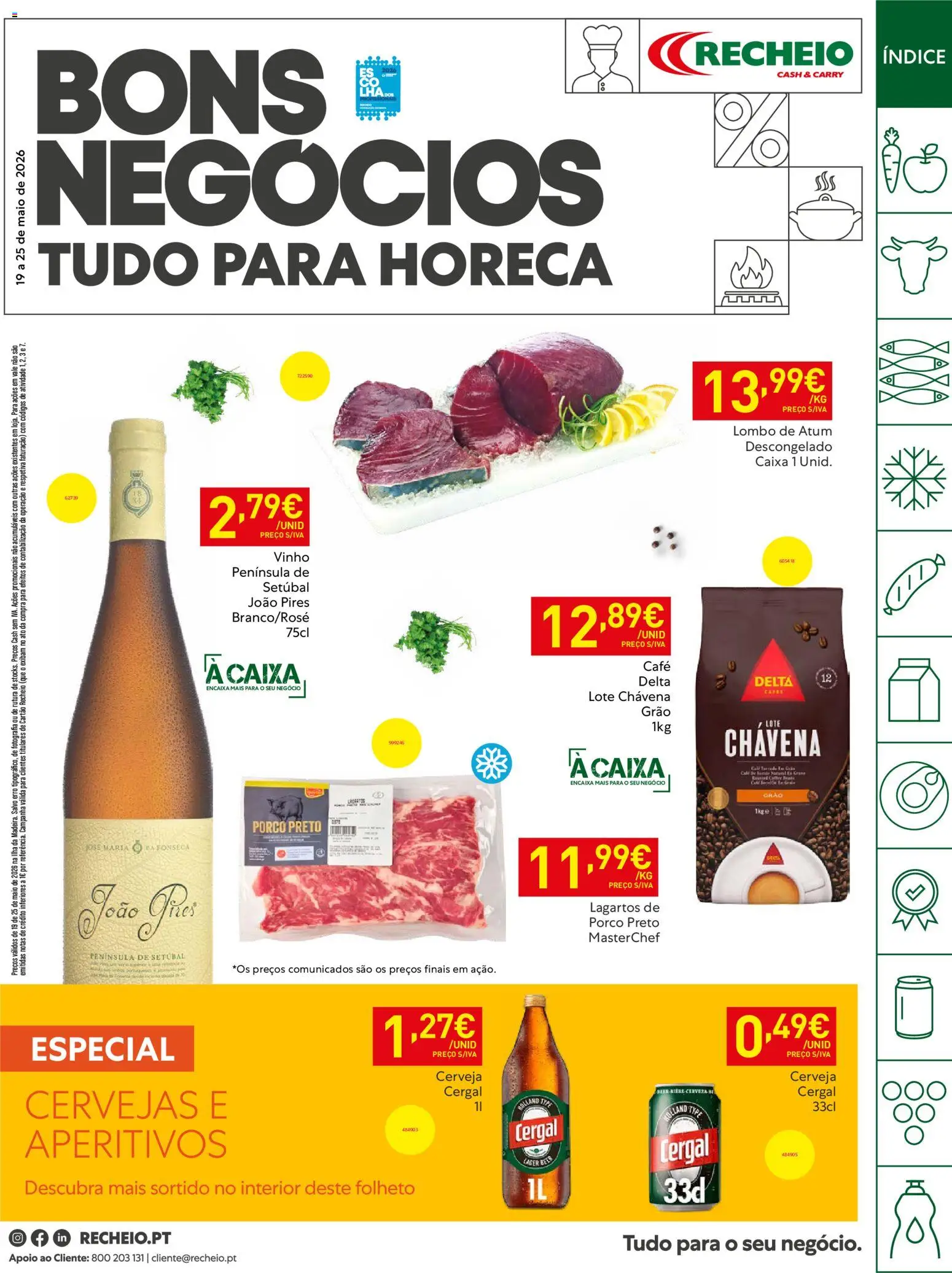Pré-visualização do folheto da loja Recheio válida a partir de 19/05/2026