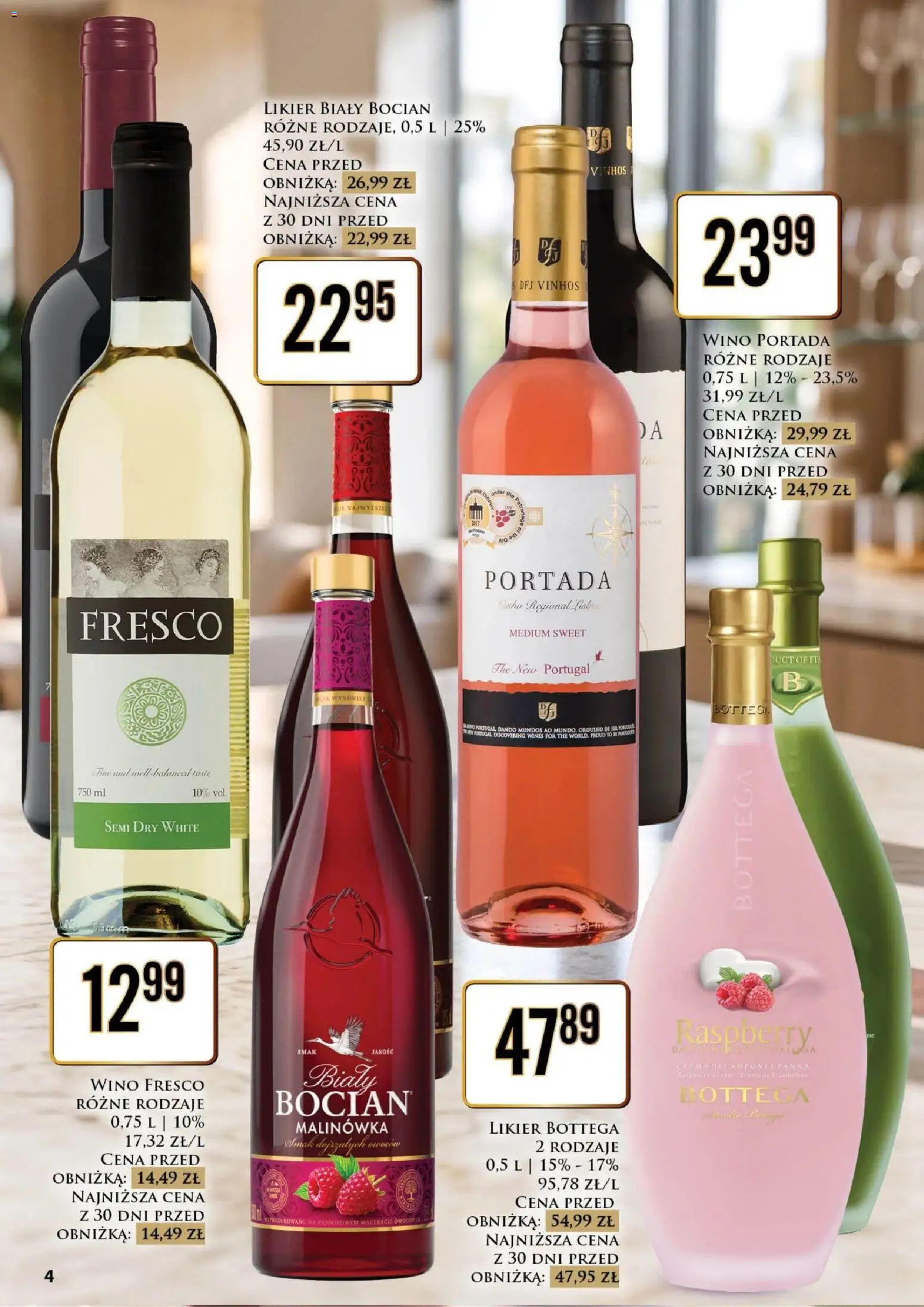 Pogląd gazetki "Dino gazetka alkoholowa" ze sklepu Dino ważnej od 30.10.2026 - Wino, Fresco, Wino fresco, Wino portada, Biały Bocian