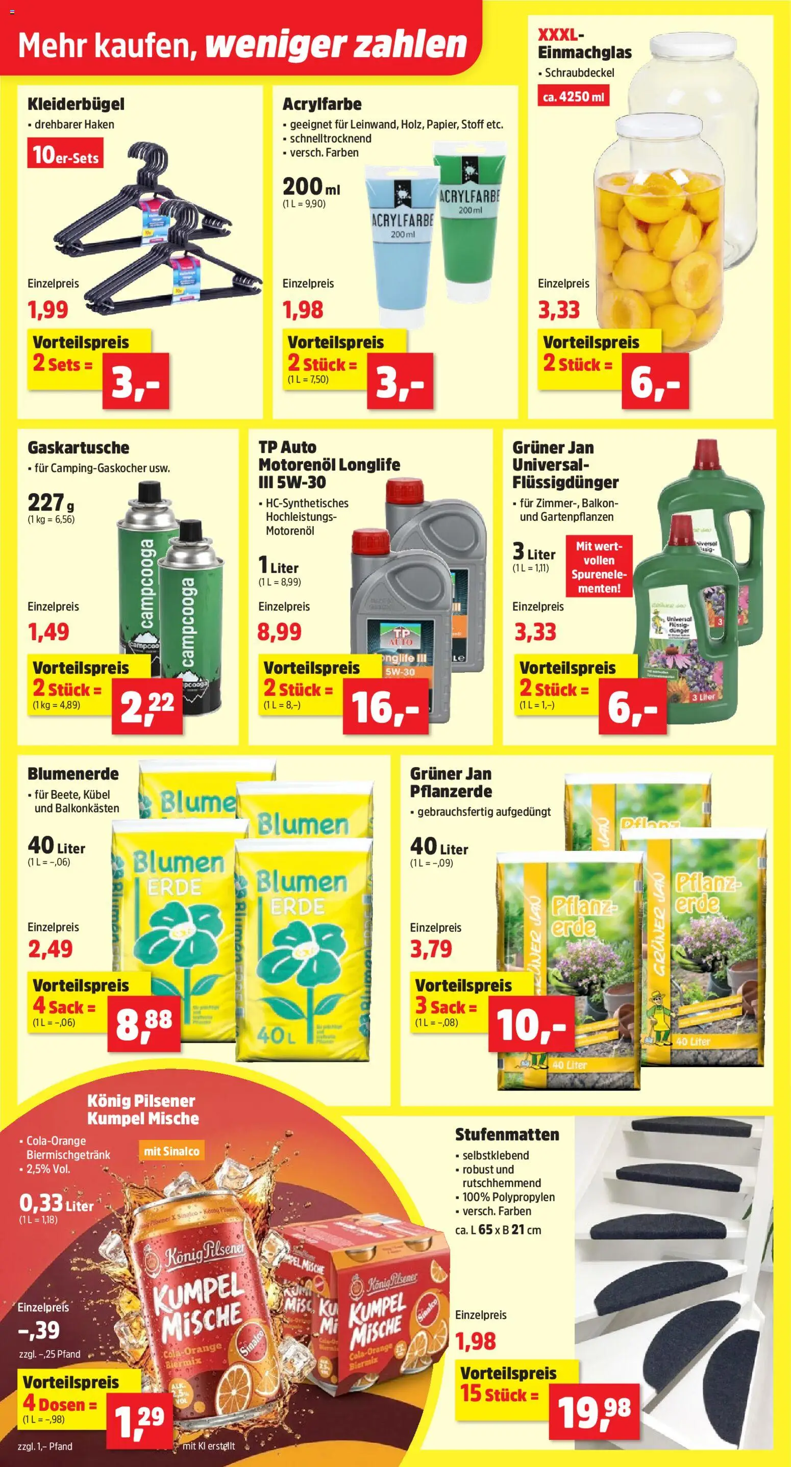 Vorschau von dem Prospekt des Geschäftes Thomas Philipps, gültig ab dem 07.09.2026 - Blumen, Kleiderbügel, Blumenerde, Sinalco, Pflanzerde, Konig pilsener