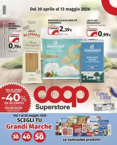 Anteprima dell'opuscolo COOP volantino Superstore Chivasso dal negozio COOP valido da 30/04/2026