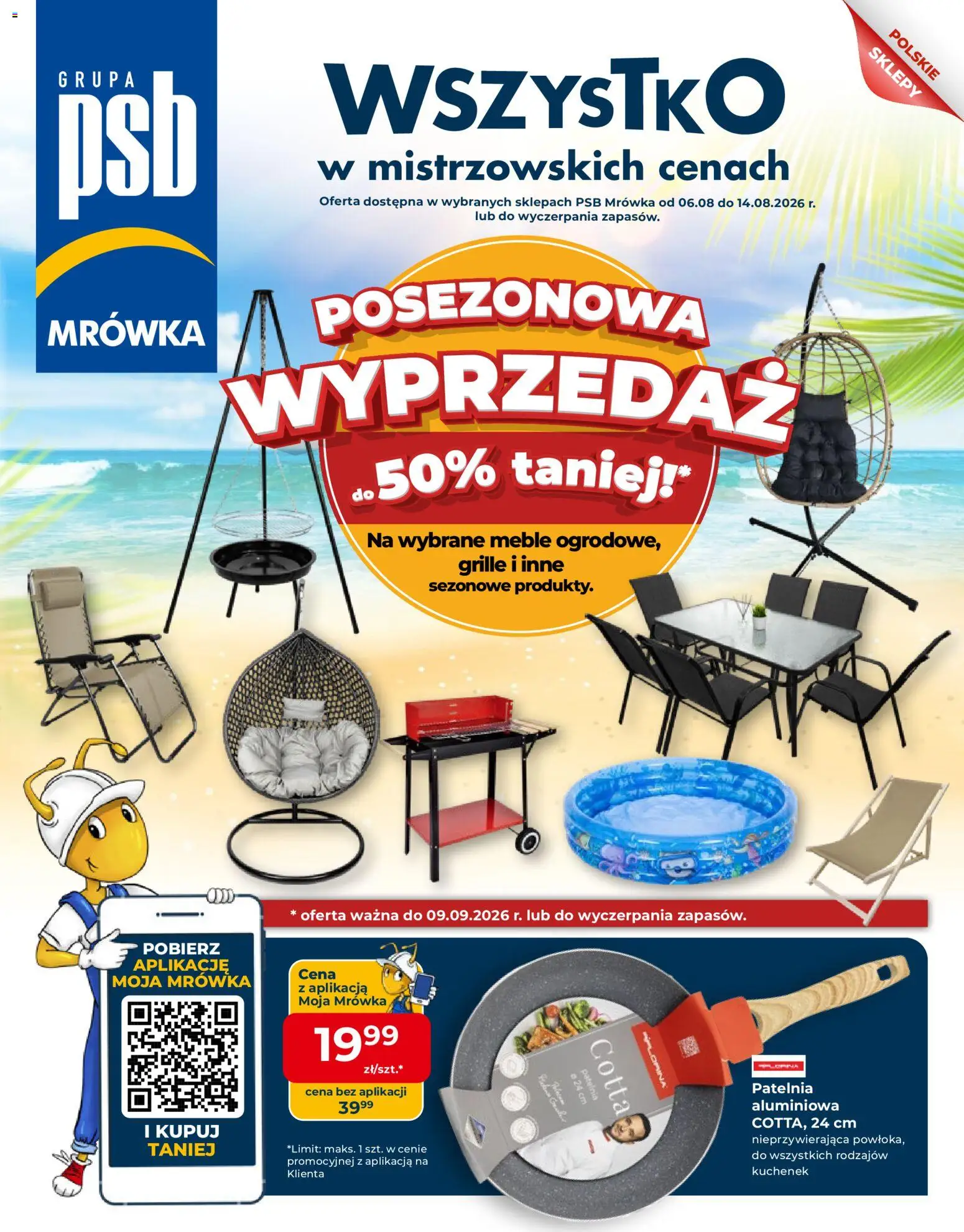 Pogląd gazetki "Mrówka gazetka - Elbląg" ze sklepu Mrówka ważnej od 06.08.2026 - Patelnia