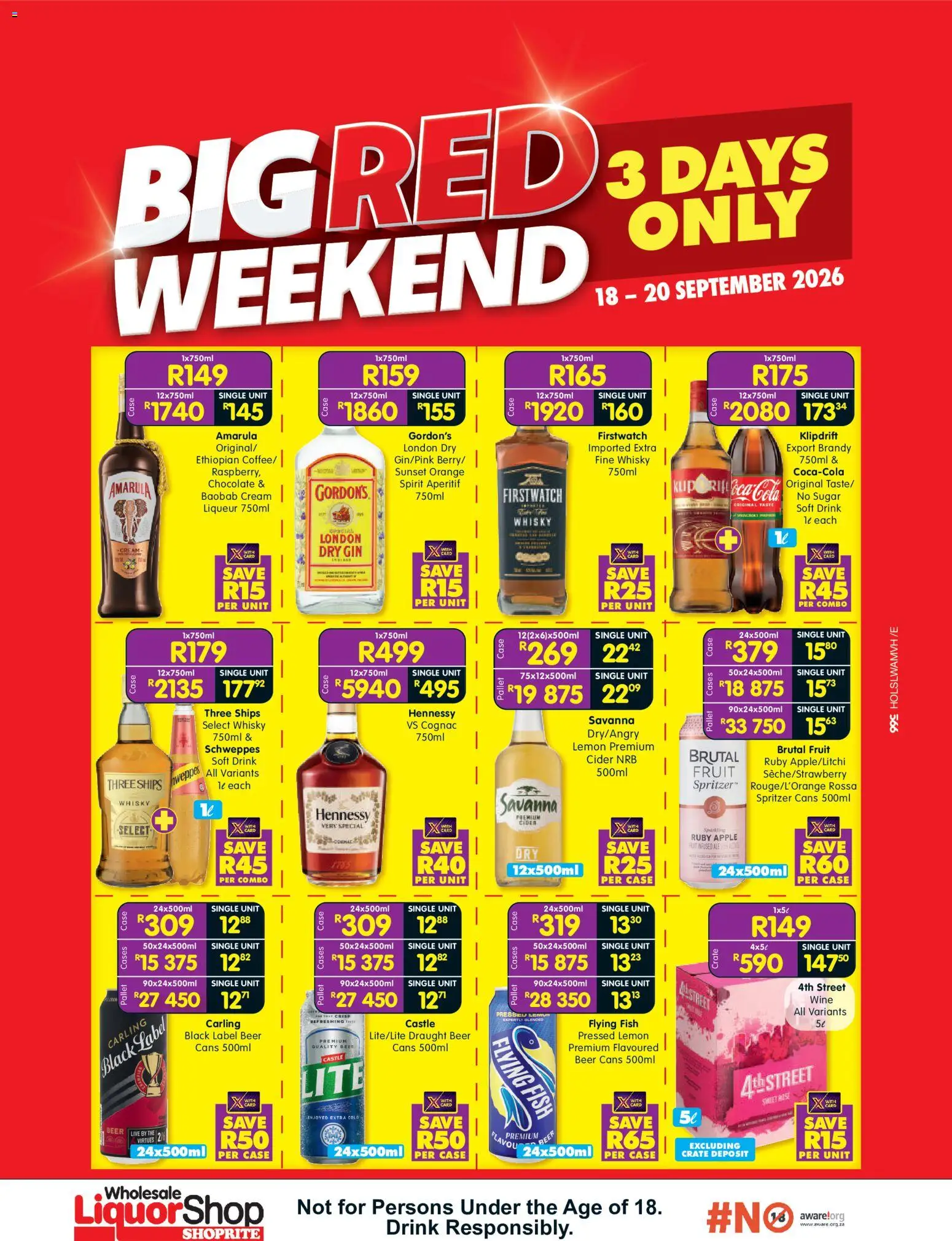 Preview of Shoprite flyer valid from 18/09/2026